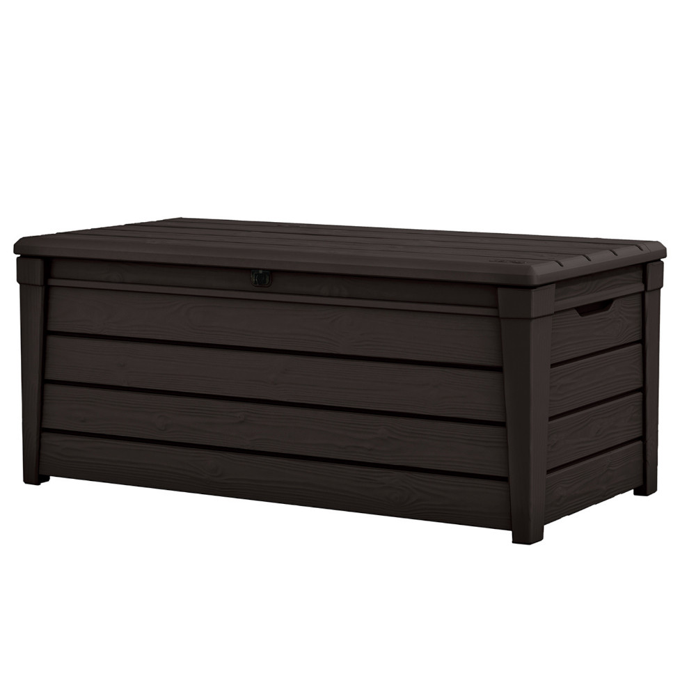 Сундук пластиковый 454л Brightwood, коричневый, 145хх60.3х69.7 (ДхШхВ) см