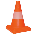 Пластиковый дорожный оградительный сигнальный конус